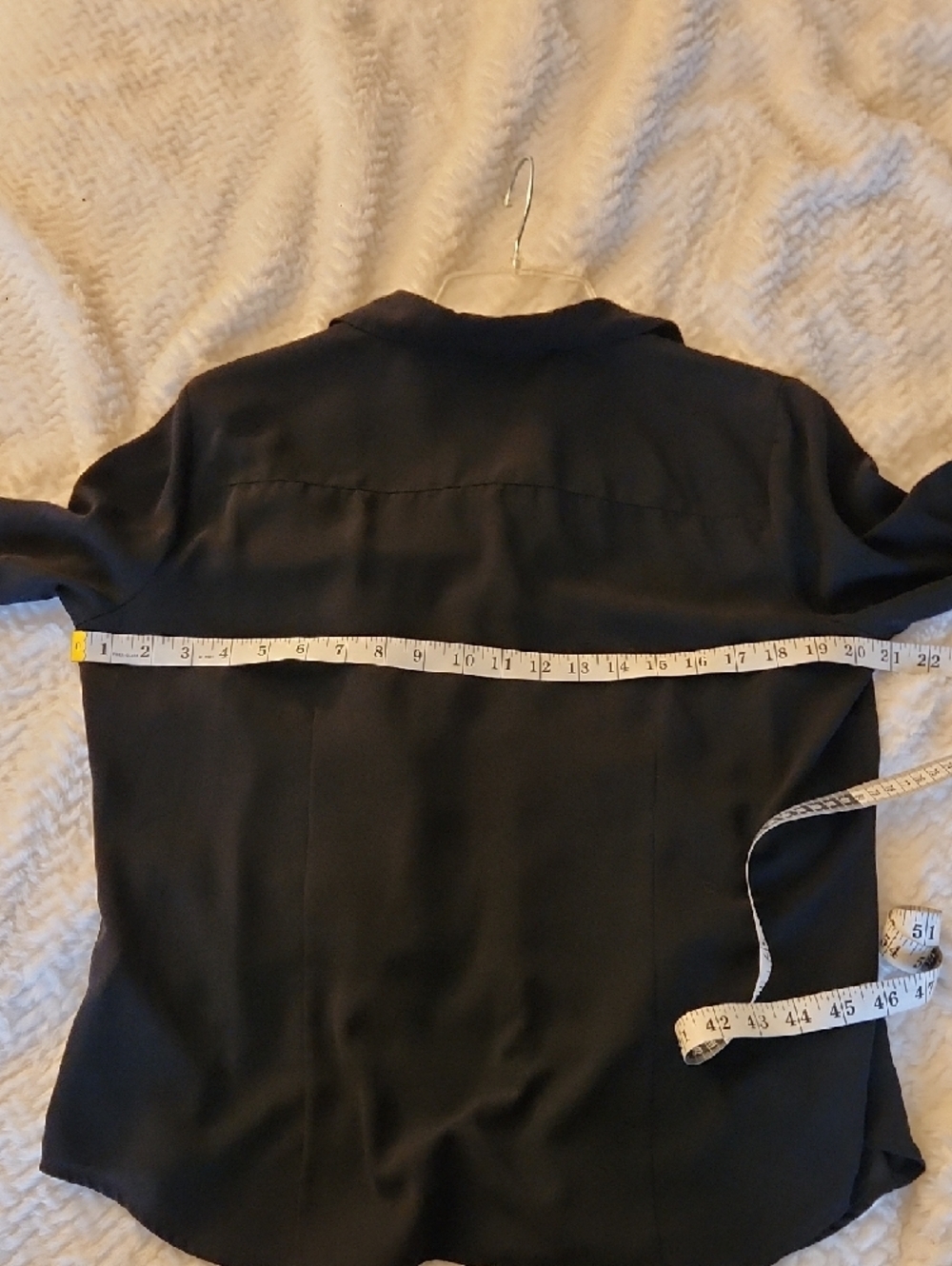 Covington Black Button-Front Shirt Women's L Business Casual - Picture 6 of 7